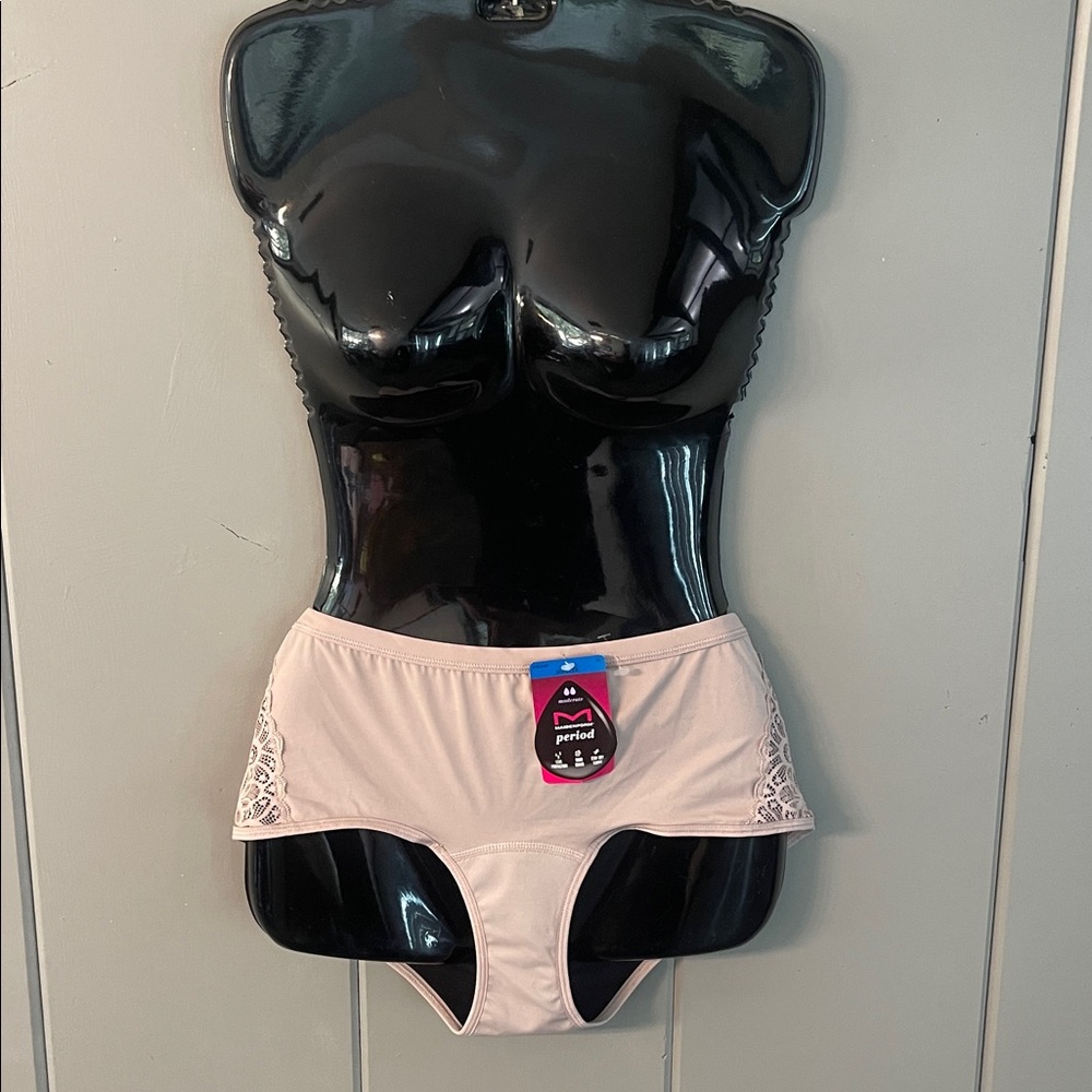 NWT  Maidenform Brief Period Panty Taupe Brown Leak Protection Full Coverage XL